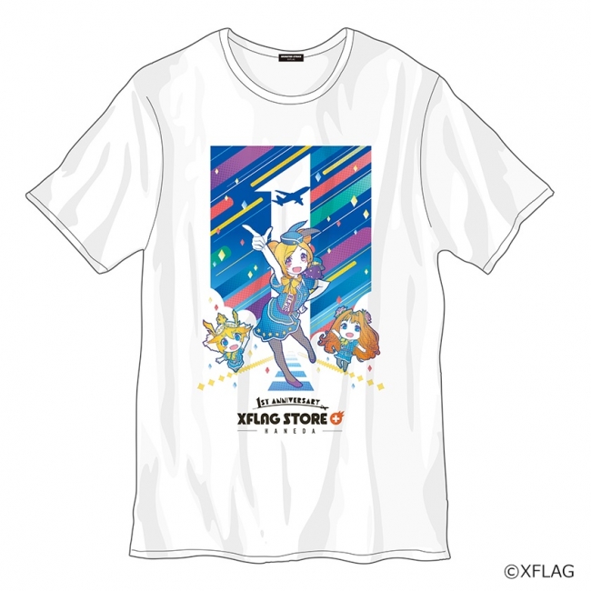 XFLAG STORE + HANEDA限定 1thアニバーサリー  Tシャツ（M・L・XL）  4,400円