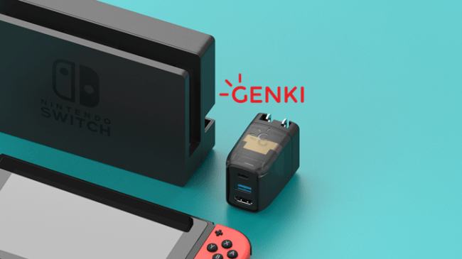 Nintendo Switchドックが10分の1サイズに！万能過ぎるGENKI Dock（ゲンキドック）の先行予約販売は2月6日（木）よりMakuakeにてプロジェクトスタート。