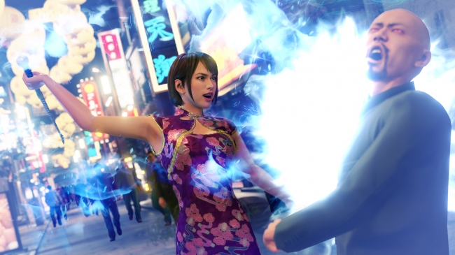 PS4®『龍が如く７ 光と闇の行方』無料DLC第7弾が配信開始！上坂 すみれさん演じる紗栄子の特別衣装「中華パブ店員」をお届け！