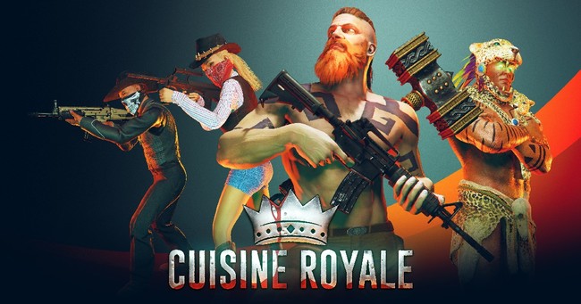 キッチン用品を装備して戦うバトルロイヤルゲーム『Cuisine Royale』のPC版が配信開始！