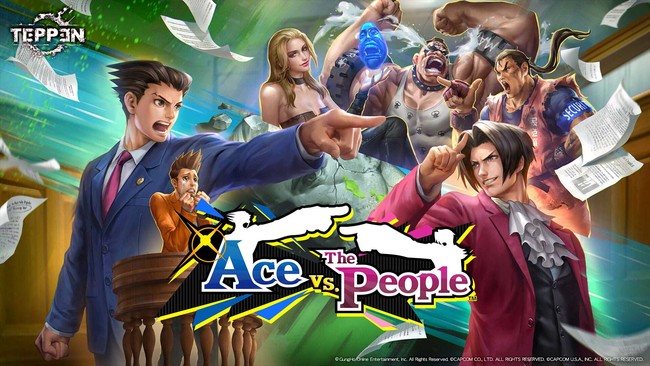 【TEPPEN】『逆転裁判』シリーズの 世界観をモチーフにした、新カードセット「Ace vs. The People」登場！