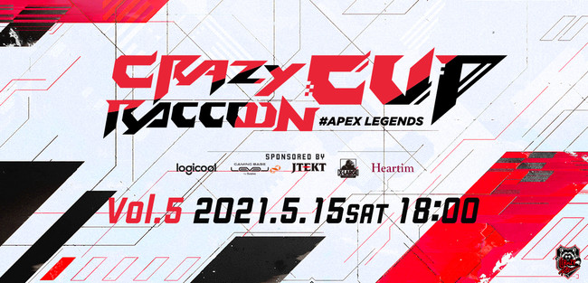 ライブ配信サービス「Mildom」で、プロゲーミングチーム　Crazy Raccoonが主催する「第5回 Crazy Raccoon Cup Apex Legends」の独占配信を決定！