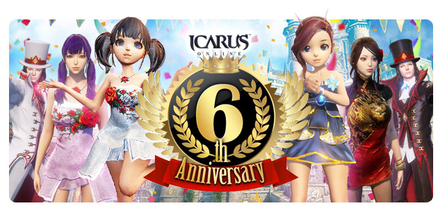 天地を駆けるファンタジーMMORPG「ICARUS ONLINE」6周年記念イベント終了間近！限定フェローなどを手に入れられるチャンスをお見逃しなく！
