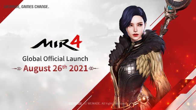 大作モバイルMMORPG「MIR4」 正式サービス開始日が決定！