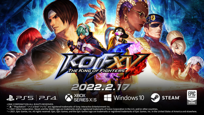 新作対戦格闘ゲーム『THE KING OF FIGHTERS XV』2022年2月17日（木）発売。本日より予約開始！