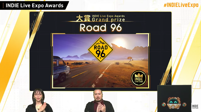 INDIE LIVE Expo Awards 大賞『Road 96』