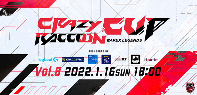ライブ配信サービス「Mildom」で、プロゲーミングチーム　Crazy Raccoonが開催する「第8回 Crazy Raccoon Cup Apex Legends」を配信決定