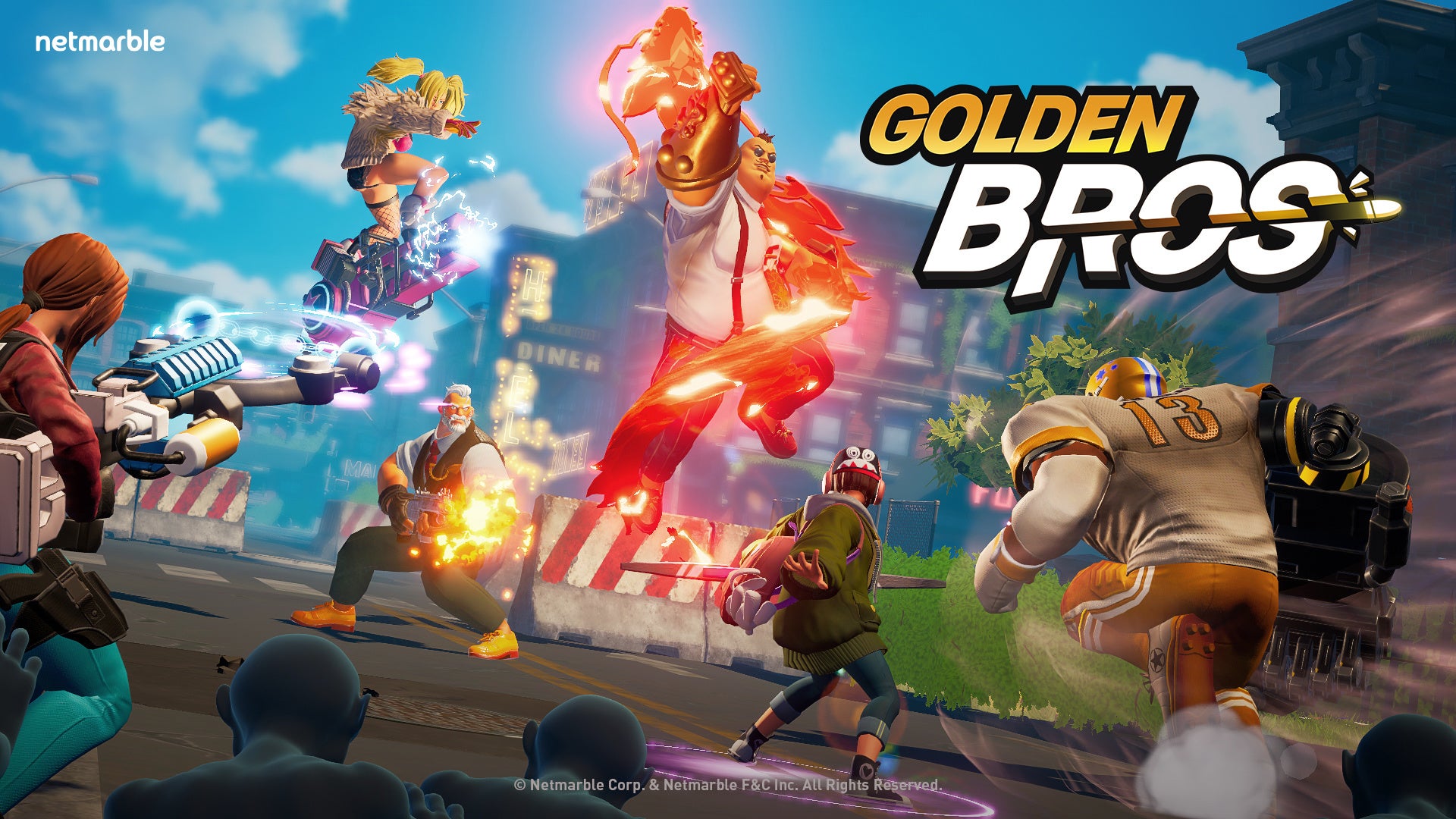 ネットマーブル、カジュアルシューティングゲームの最新作『GOLDEN BROS』を発表！公式ティザーサイトをオープン！