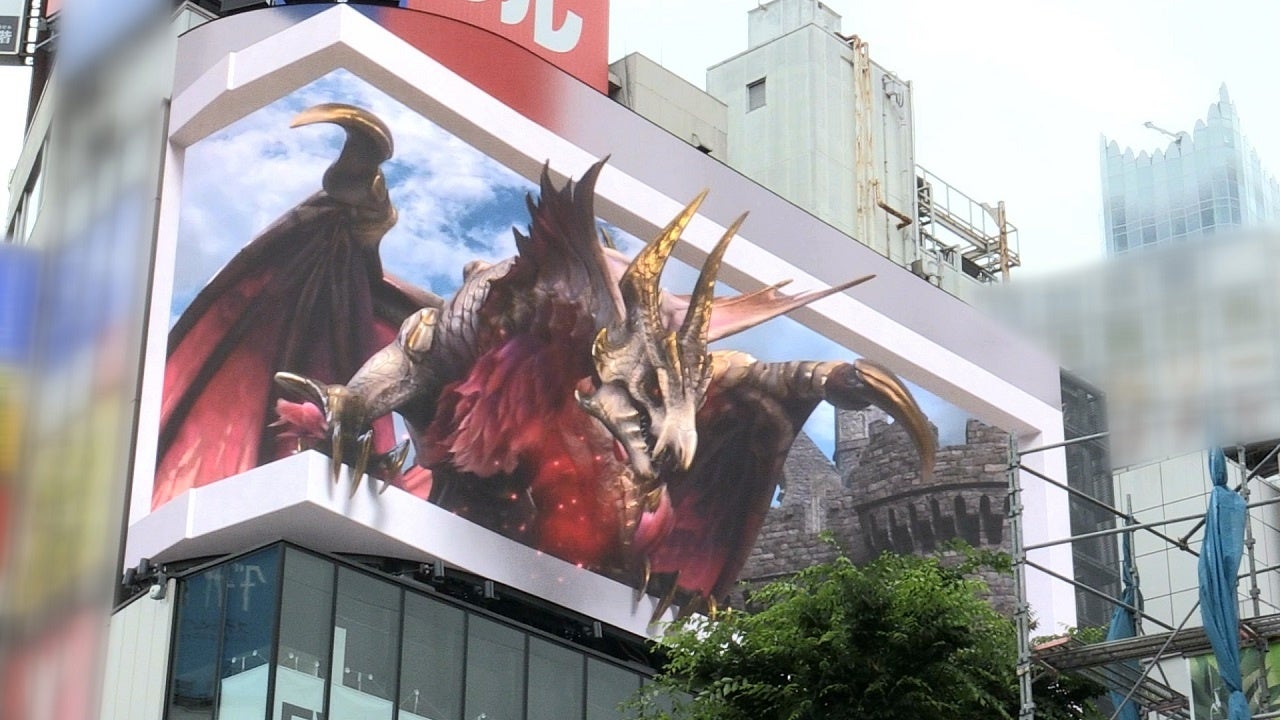 等身大「メル・ゼナ」が新宿に襲来！　3Dで迫る気高き古龍の姿を目撃せよ！　