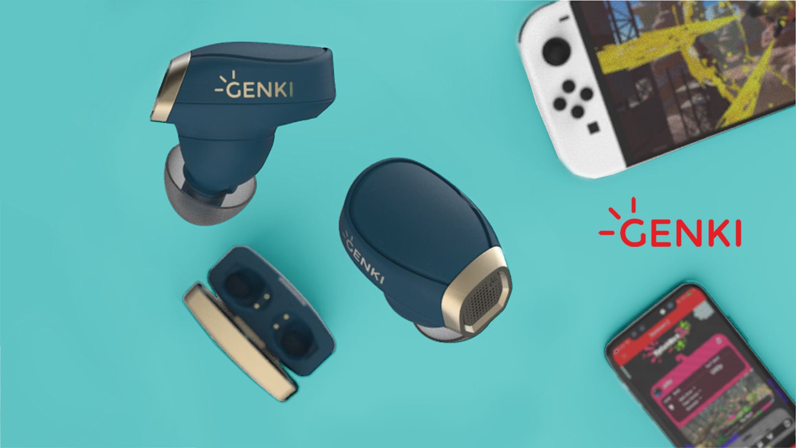 Nintendo Switchとスマホの音を同時に再生！ゲームや仕事に大活躍のイヤホン「GENKI Waveform」がMakuakeにて先行予約販売開始