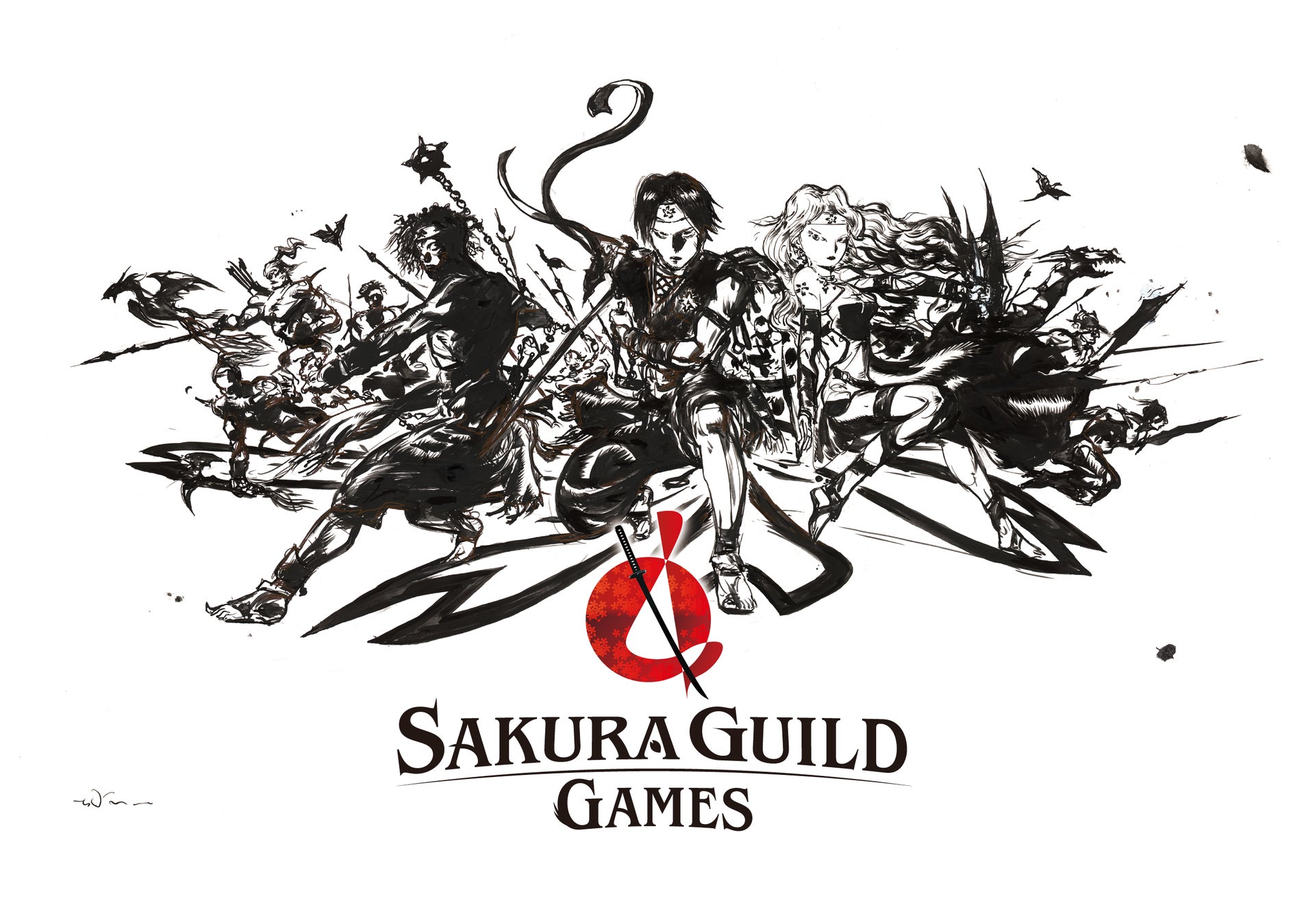 日本が誇る世界的アーティスト【天野 喜孝】氏によるSAKURA GUILD GAMESの新しいイメージビジュアルを発表します。