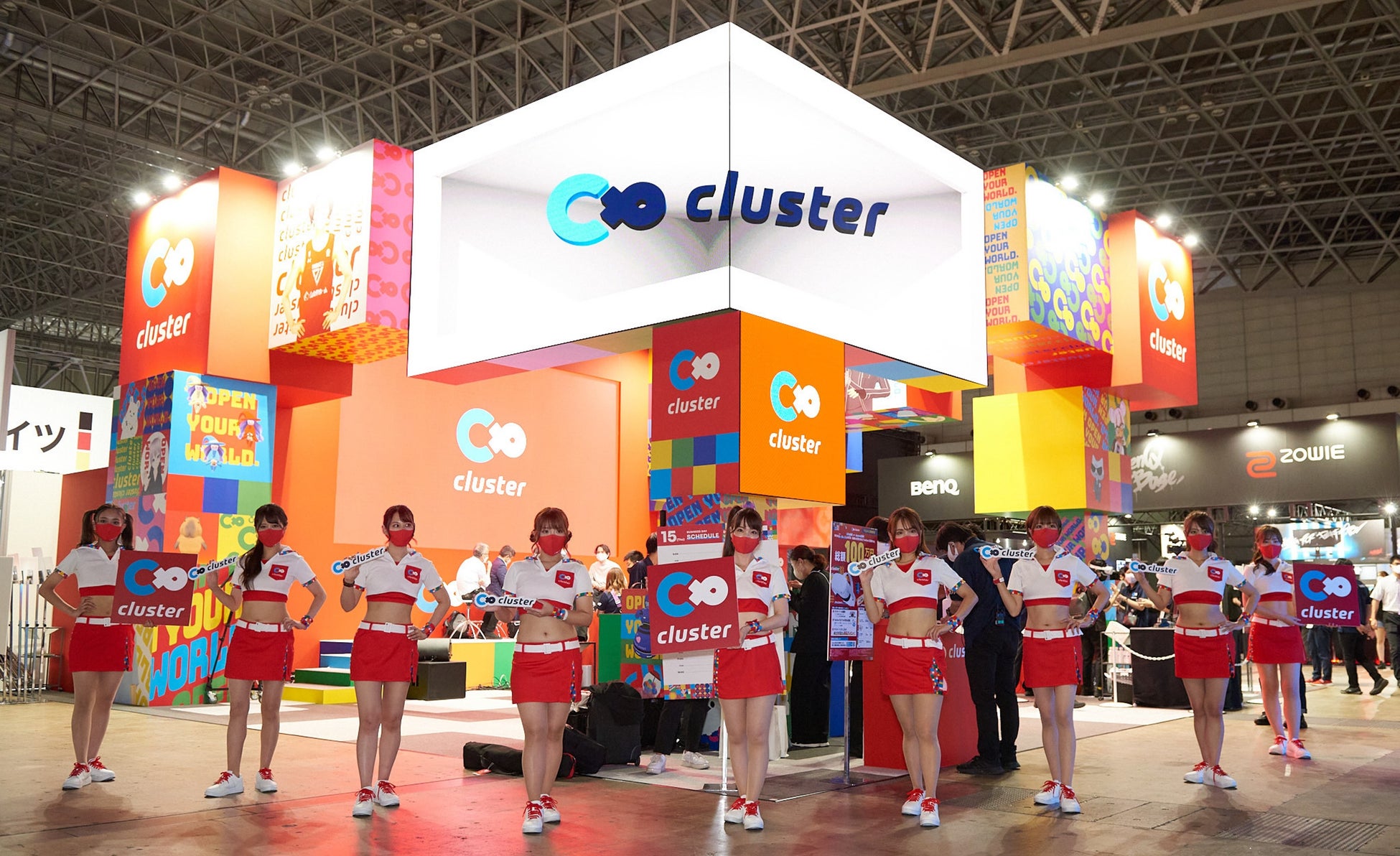 cluster、東京ゲームショウ2022 全4日間のイベントレポート公開 リアルブースとバーチャル空間の特設ワールドに合計約4万人が来場！