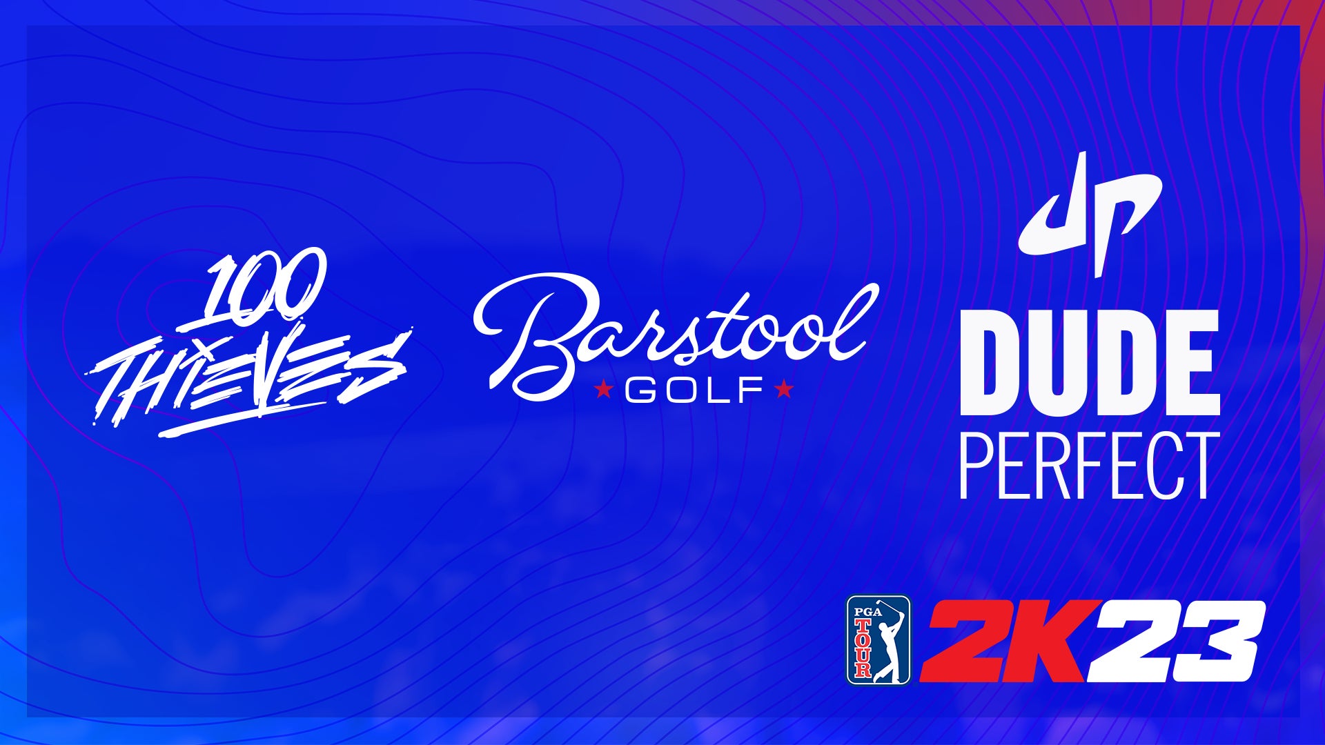 Barstool Sports、Dude Perfect、100 Thievesと『ゴルフ PGAツアー® 2K23』がコラボし新たなスタイルを提供