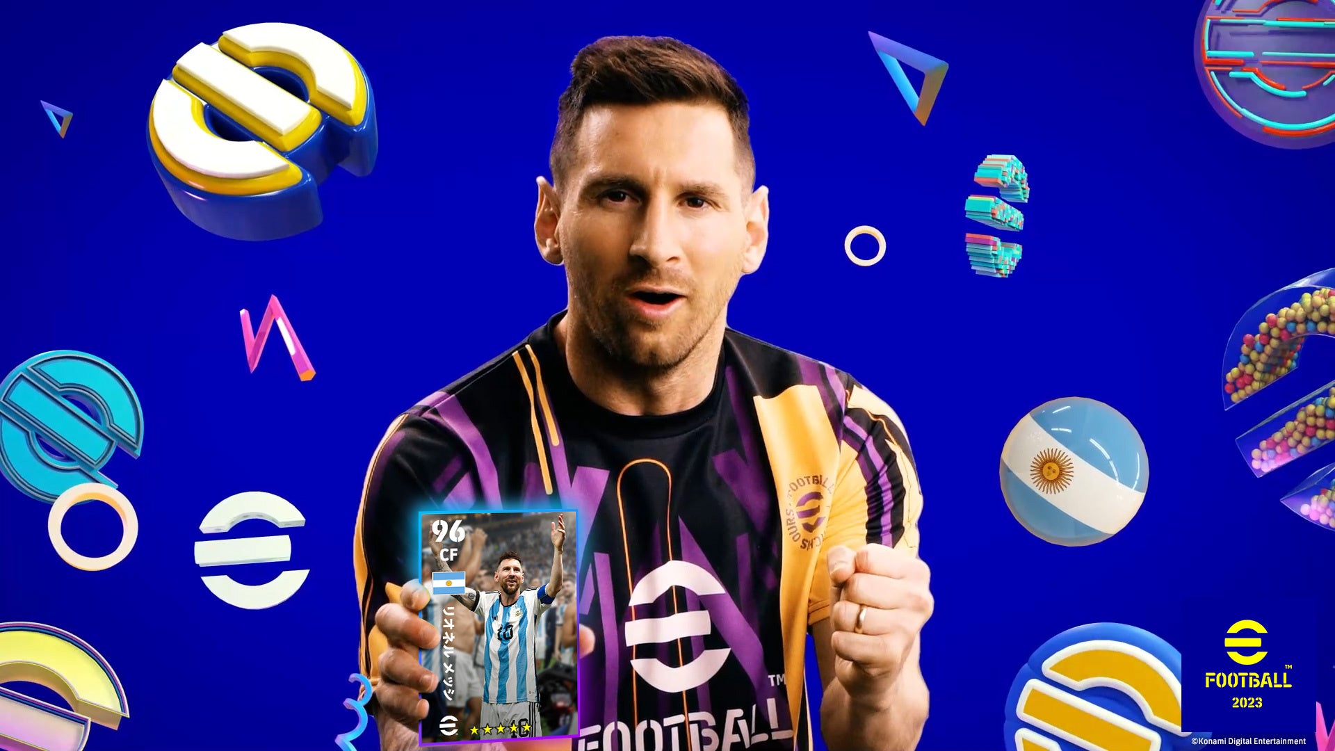 Enhorabuena Messi!『eFootball™ 2023』と『ウイコレ』でメッシ選手の