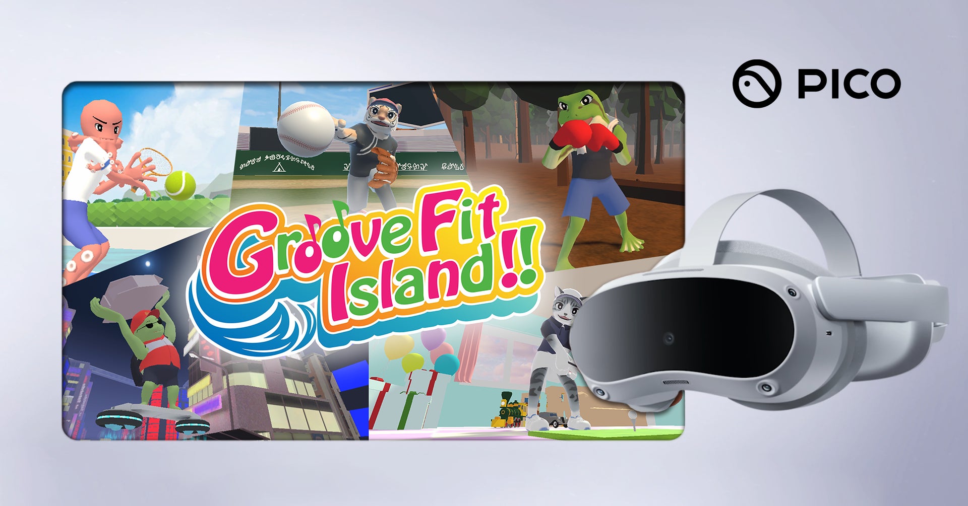 VRリズムフィットネスゲーム『Groove Fit Island!!』、PICOに対応！