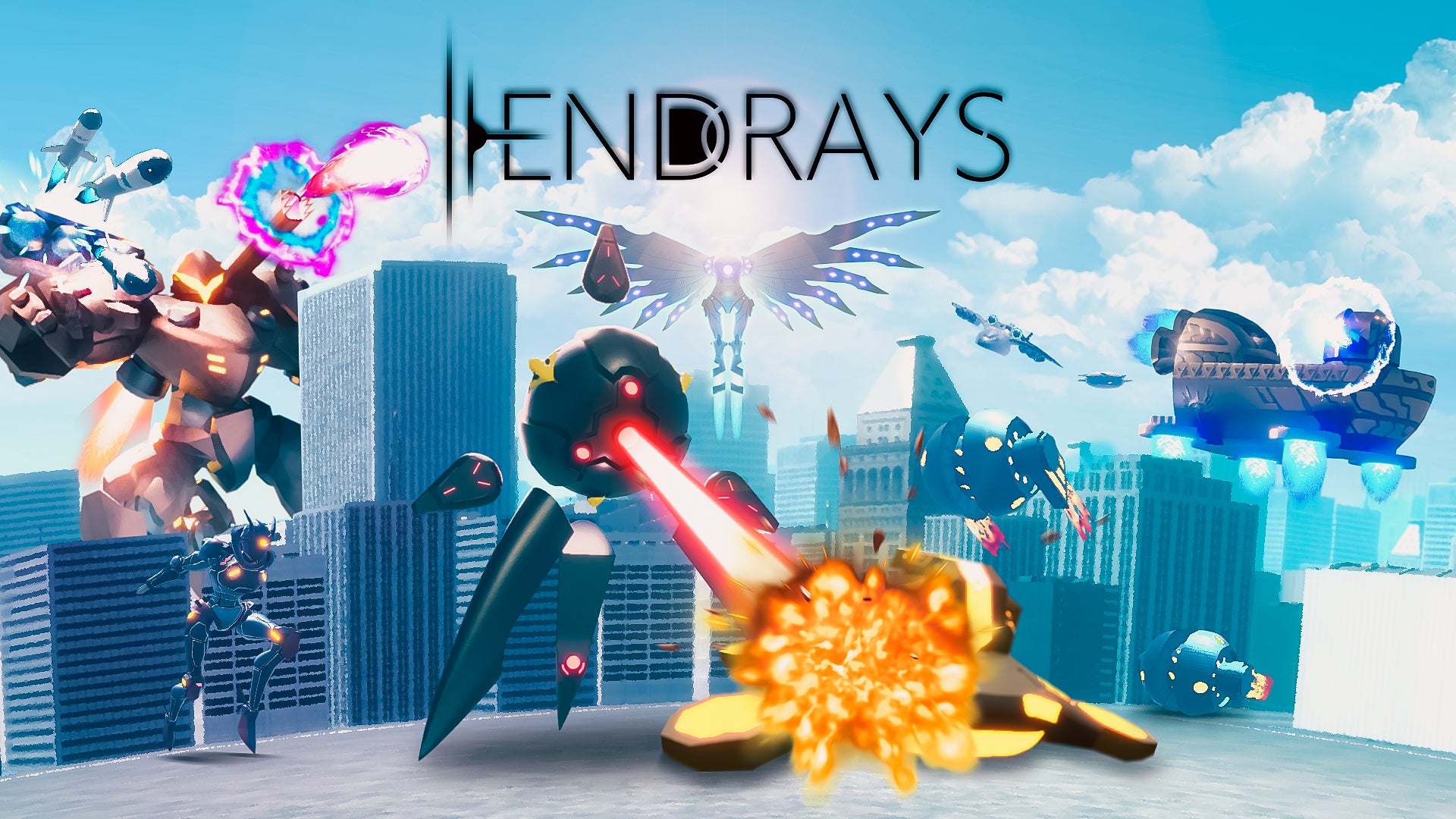 レーザーで人類を滅亡させる破壊兵器シミュレーション 『ENDRAYS』、本日4月14日よりSteamで無料配信開始！