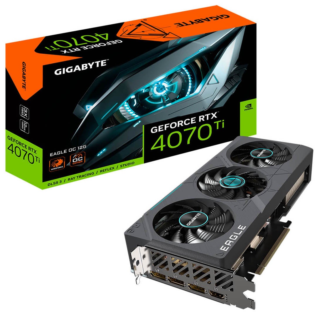 GeForce RTX 4070 Ti、高冷却3連ファン搭載オーバークロックグラフィックボード「GV-N407TEAGLE OC-12GD R2.0」発売 | GIGABYTEから