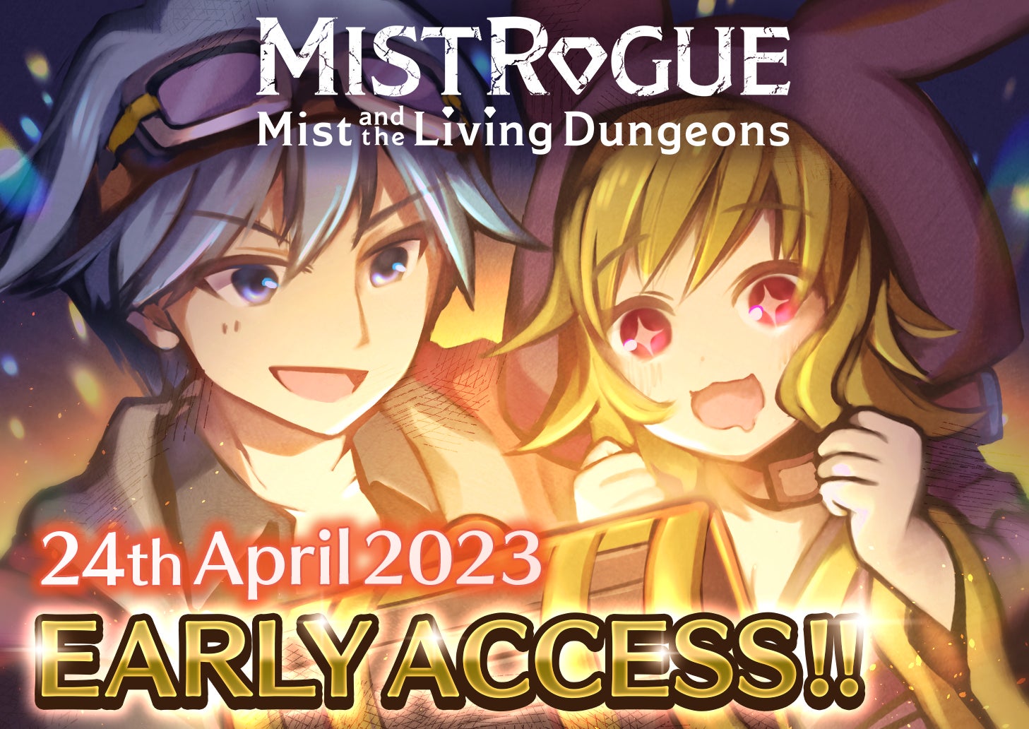 リアルタイムダンジョン生成型ローグライクアクションゲーム『MISTROGUE ミストと生けるダンジョン』本日（2023年4月24日 *JST）アーリーアクセス開始！！ローンチトレーラーも日本初公開！