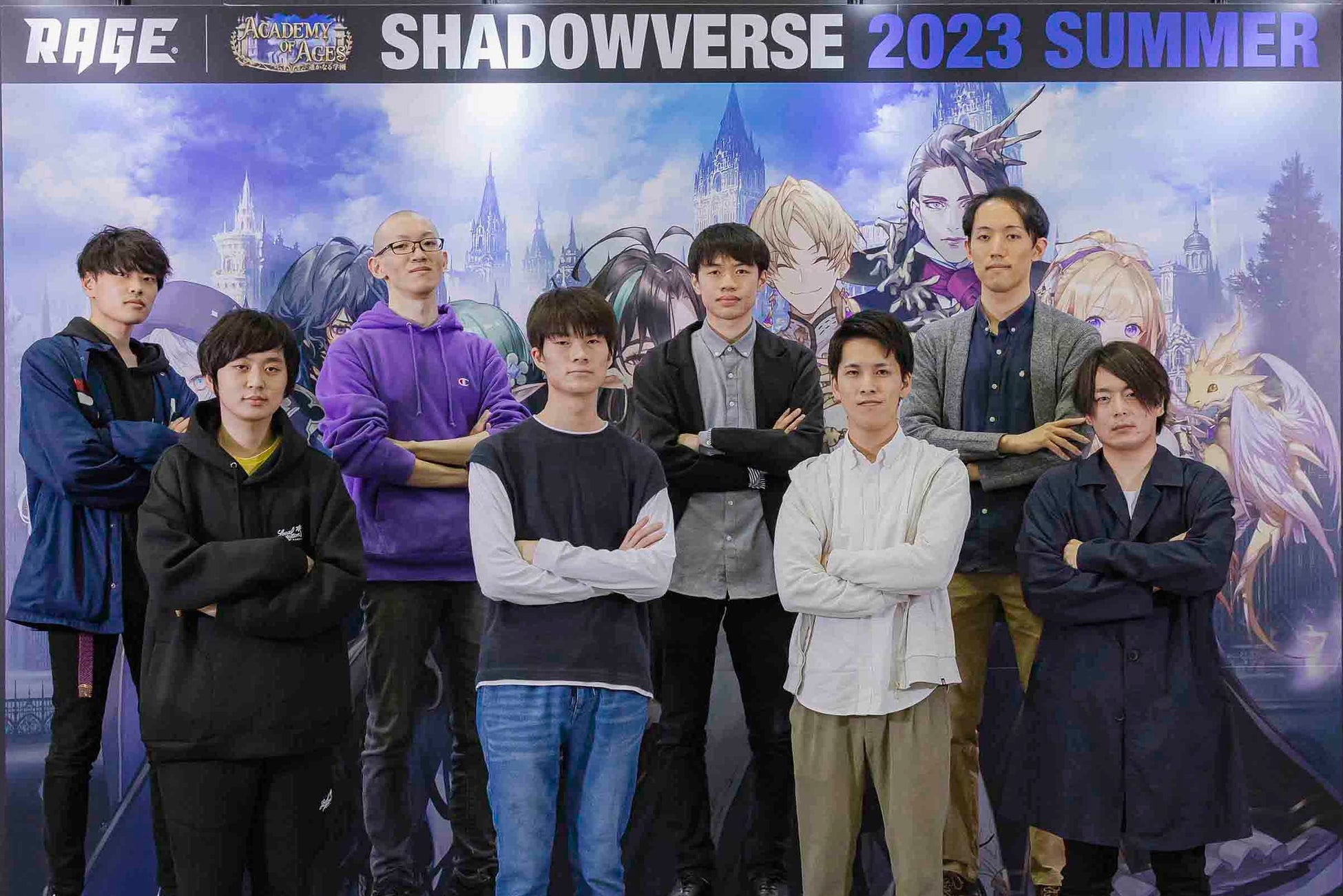 4月22日(土)-23日(日)に幕張メッセで開催された「RAGE Shadowverse 2023 Summer」予選大会ファイナリスト8人が決定！