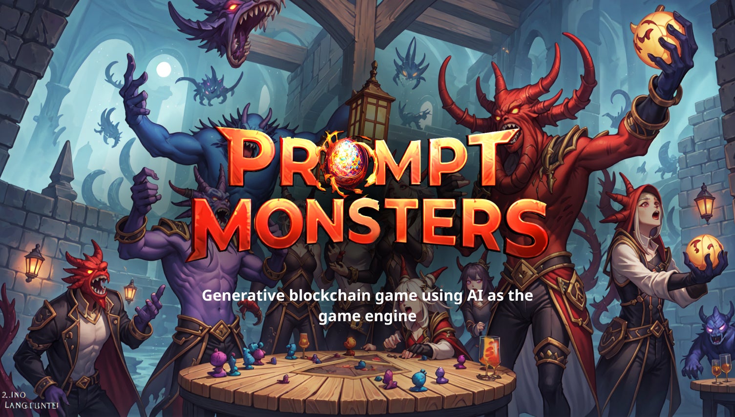 AIをゲームエンジンとした、ブロックチェーンゲーム”Prompt Monsters”をOasysチェーンのMCH Verse上に5月1日リリース