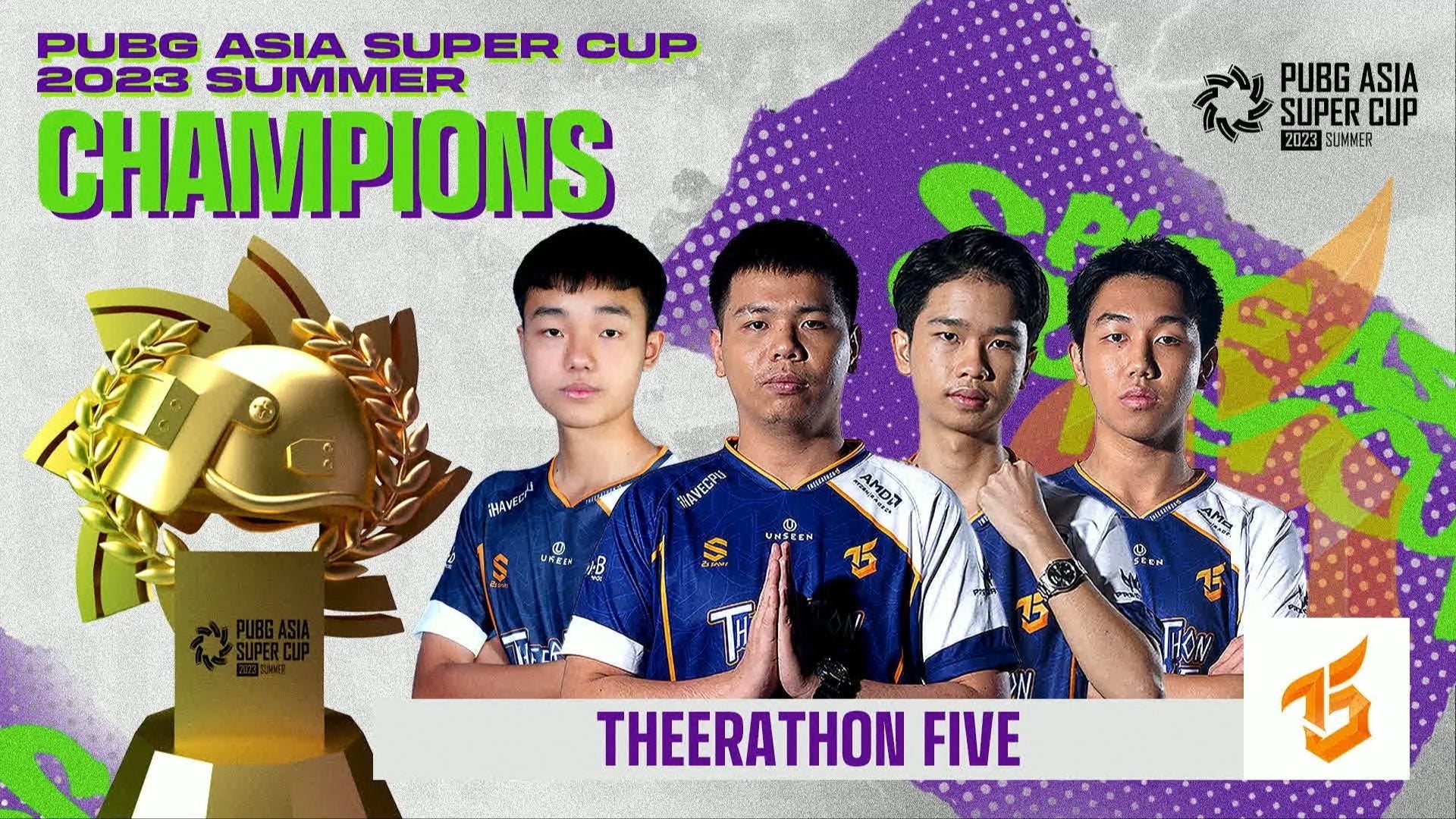 KRAFTON、『PUBG ASIA SUPER CUP Summer』が終了、Theerathon Fiveが優勝