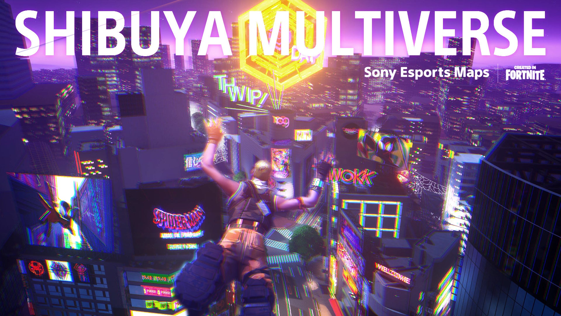 『フォートナイト』上でプレイ可能なオリジナルマップ「SHIBUYA MULTIVERSE」をSony Esports Project が公開
