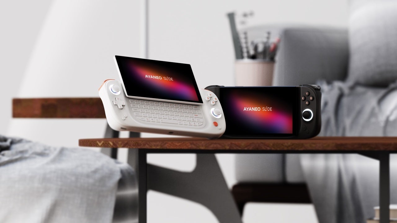 東京ゲームショウ2023 でフルキーボード付きレトロスライド携帯機新製「AYANEO SLIDE」が正式発表