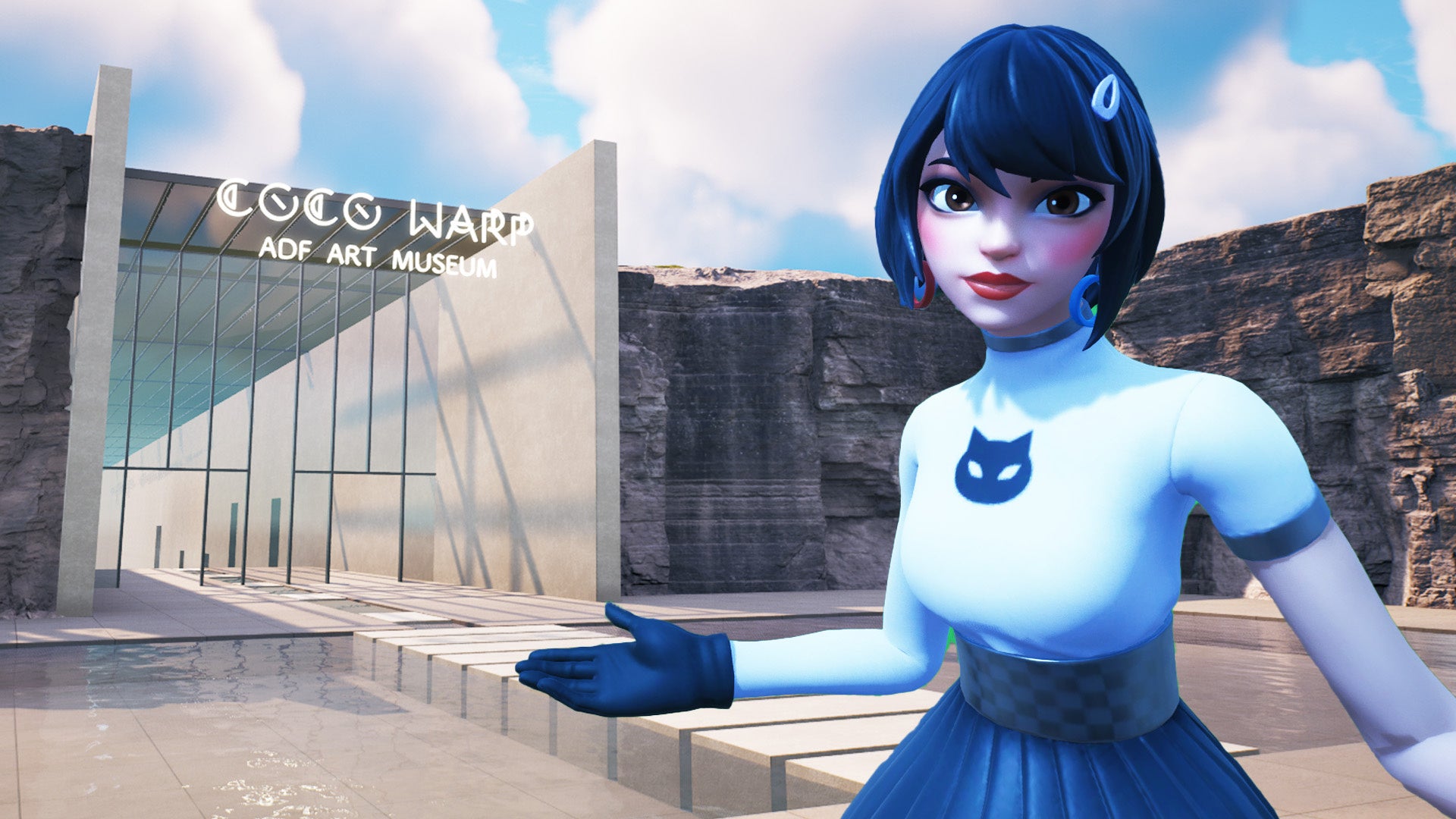 メタバースバーチャル美術館「COCO WARP」がFortniteに登場