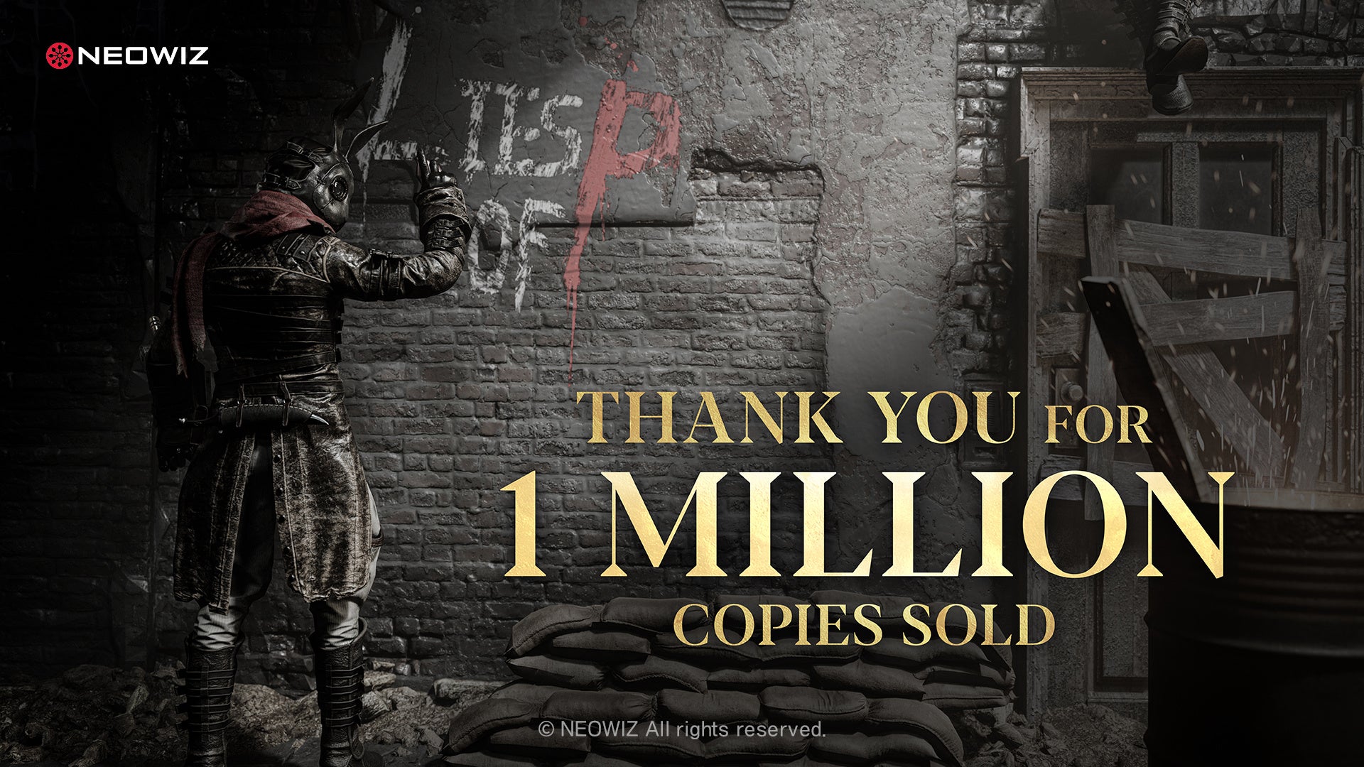 【NEOWIZ　プレスリリース】ソウルライクアクションRPG 『Lies of P』全世界販売本数　累計100万本突破