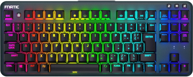 Fnatic Gear社製、テンキーレス小型ゲーミングキーボード「miniSTREAK SILENT JP」を発表