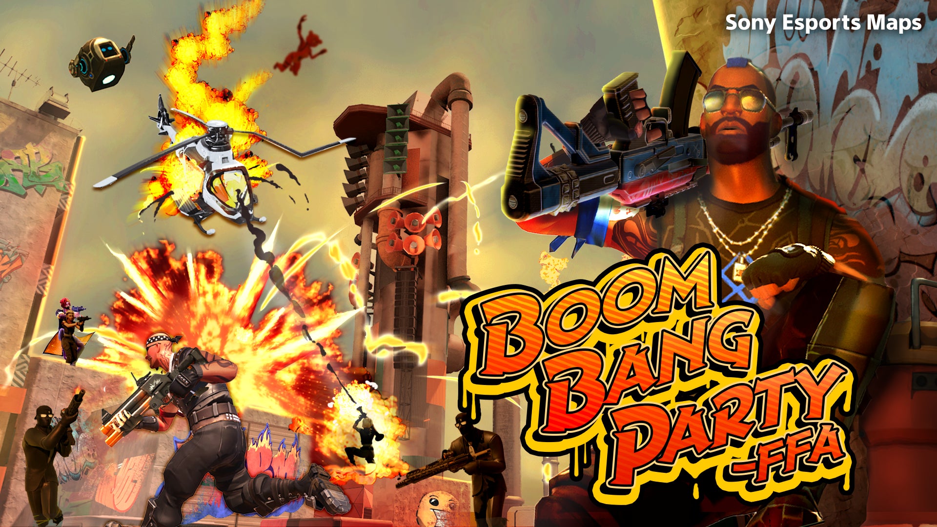『フォートナイト』上で大乱闘デスマッチ！　オリジナルマップ「Boom Bang Party – FFA」を公開