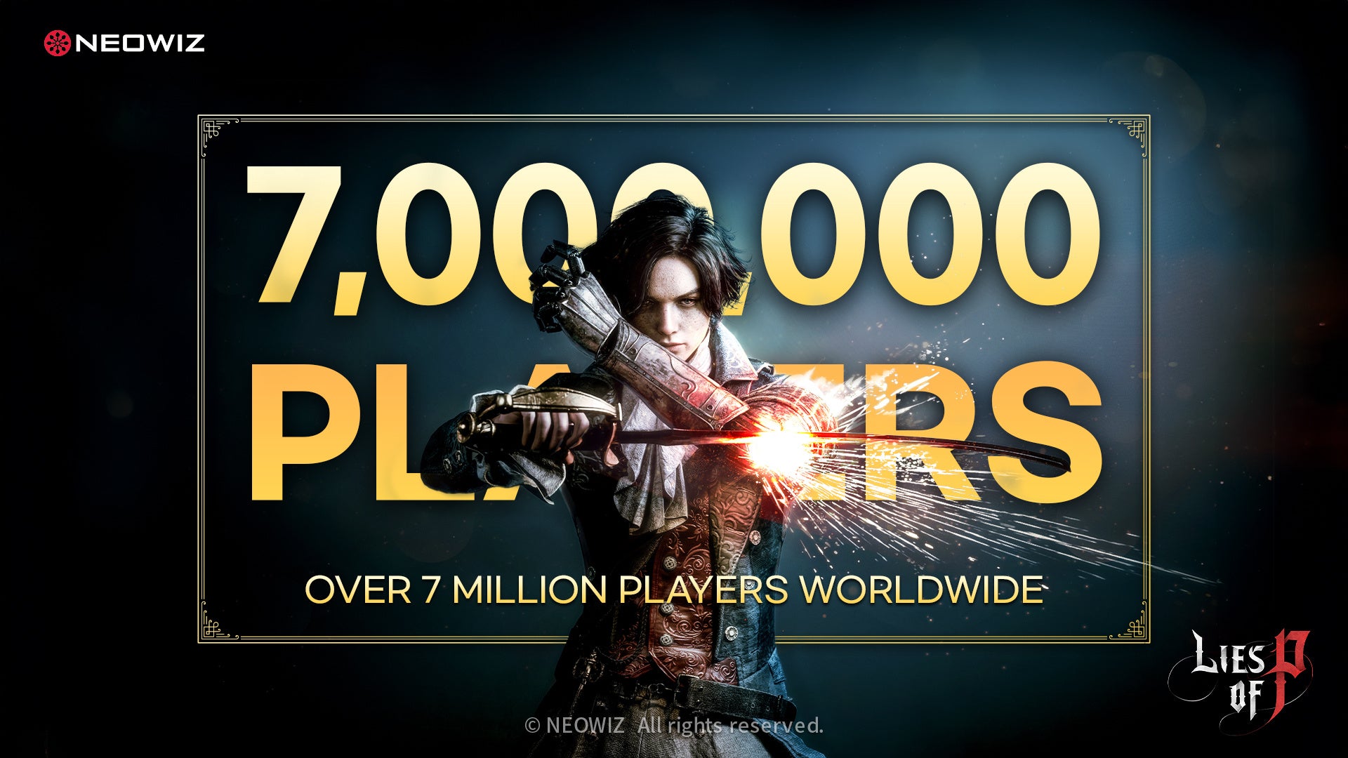 【NEOWIZ　プレスリリース】ソウルライクアクションRPG 『Lies of P』 世界累計プレイヤー数700万人達成！