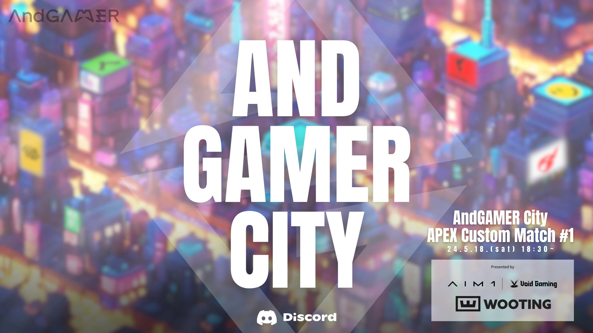 AndGAMER主催のApex Legends大会「AndGAMER City APEX Custom Match #1」の制作・運営をRATELが担当
