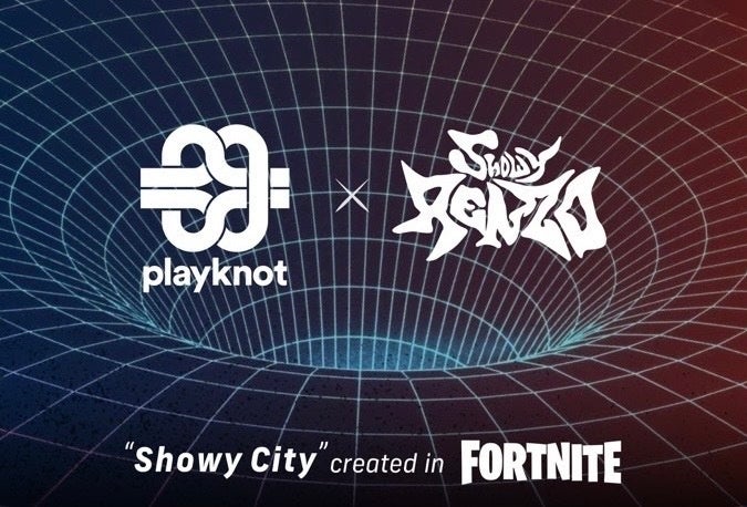 （株）playknot、人気ラッパー・ShowyRENZO×プロデューサーleftlenzとのコラボワールド『Showy City』をフォートナイトにて5/3〜公開開始！