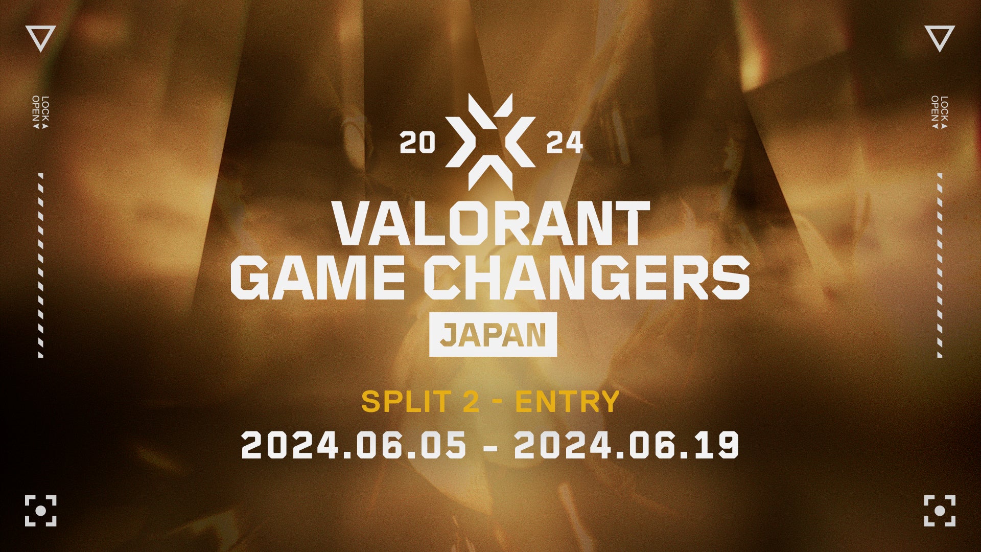 「VALORANT Game Changers Japan 2024」Split 2 エントリー受付開始！締切は2024年6月19日（水）23:59まで