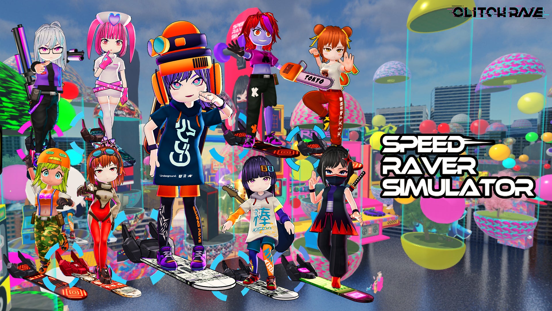 ミソシタ率いるGLITCH RAVE、ROBLOXにてゲーム×音楽×IP展開を進める新ゲームリリース