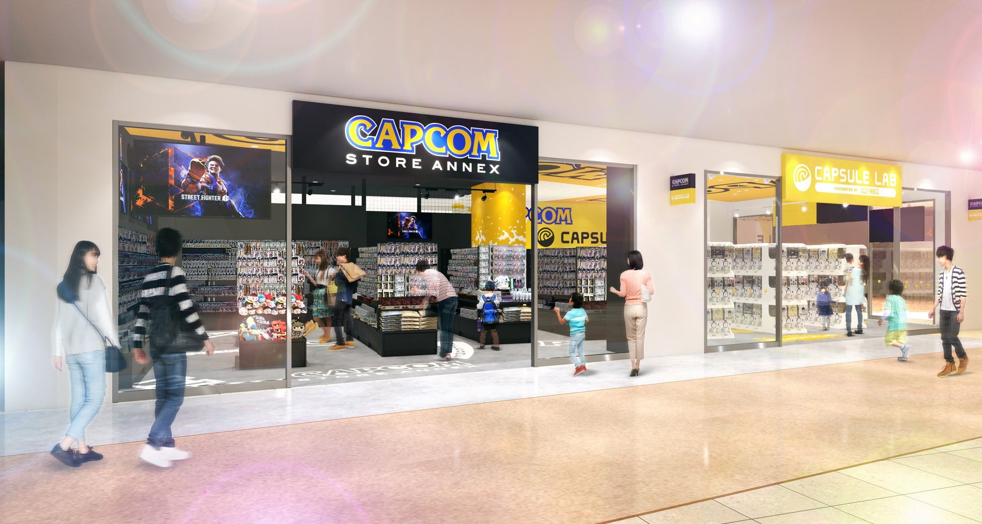 カプコンのアンテナショップ「カプコンストア」と、カプセルトイ専門店「カプセルラボ」が「三井アウトレットパーク マリンピア神戸」へ出店決定！