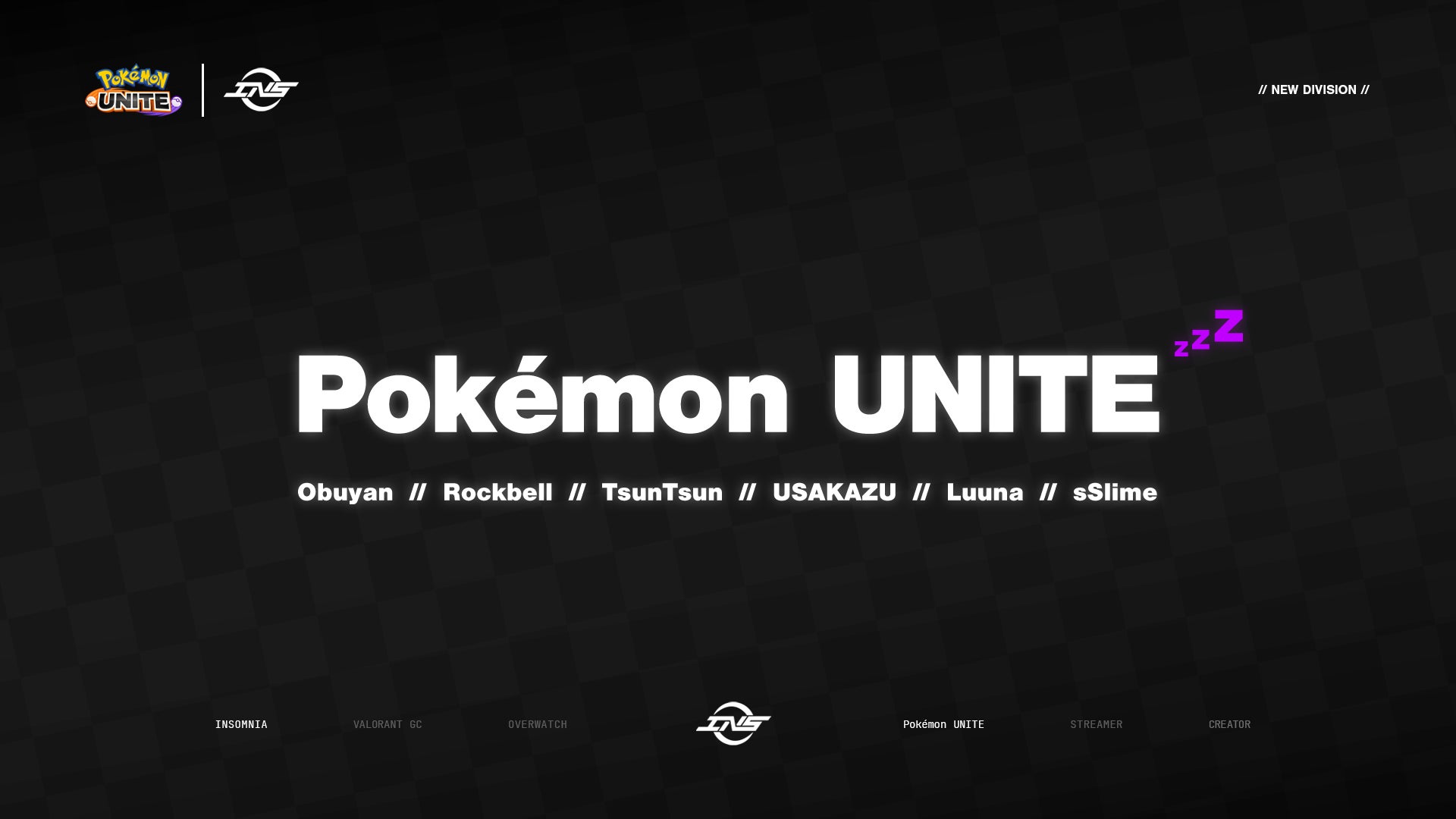 eスポーツチーム「INSOMNIA」、Pokémon UNITE Asia Champions League 2025（PUACL 2025）に参戦決定！