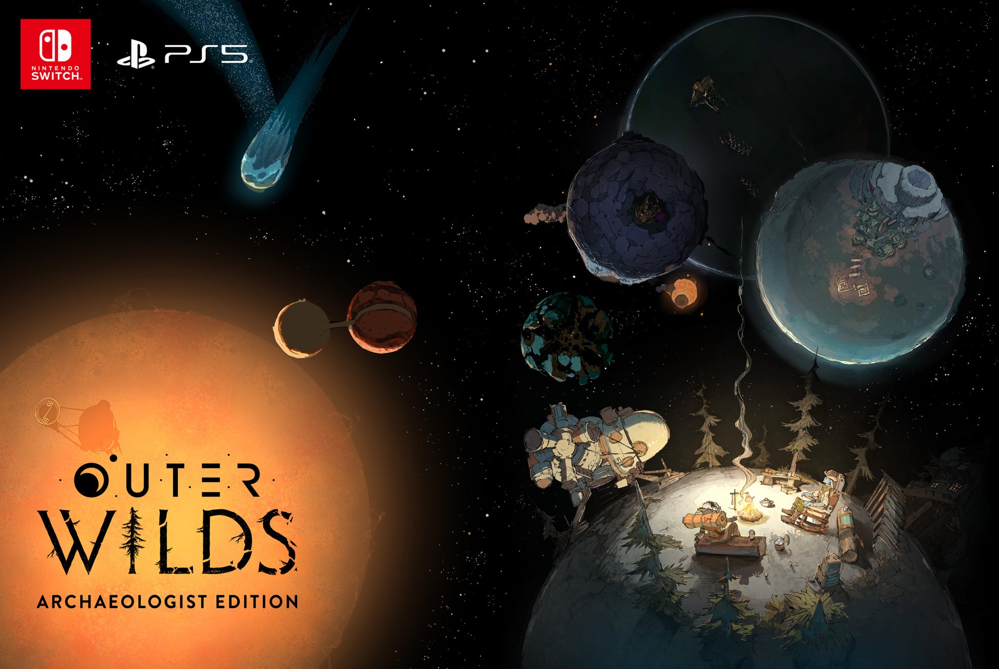 繰り返す”最後の22分”、あなたはなにをする？ Switch/PS5用ソフト『Outer Wilds: Archaeologist Edition』パッケージ版（通常版/特装版）本日発売！