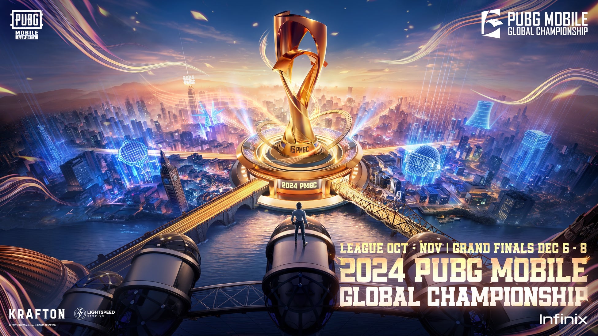 PUBG MOBILEの世界⼤会「2024 PUBG MOBILE GLOBAL　CHAMPIONSHIP」の⽇本向け配信を実施