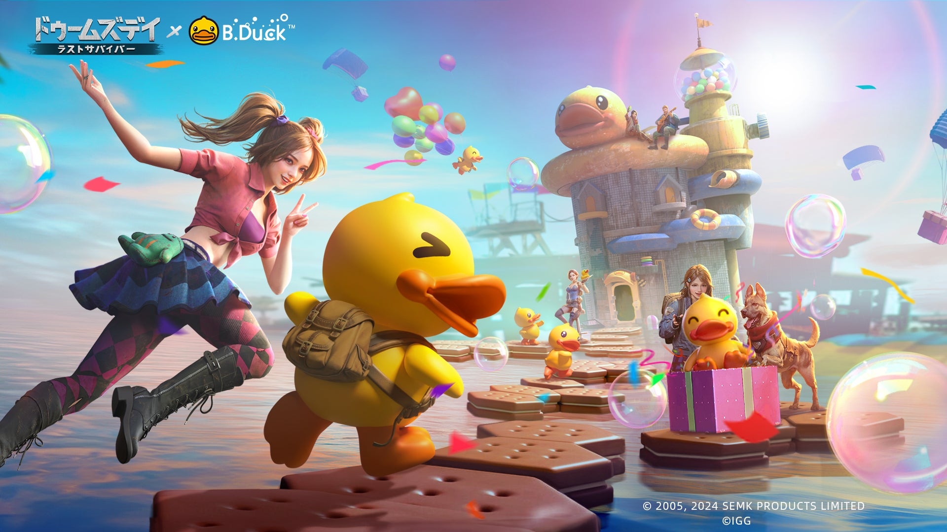 「ドゥームズデイ：ラストサバイバー」×「B.Duck」コラボ開始！