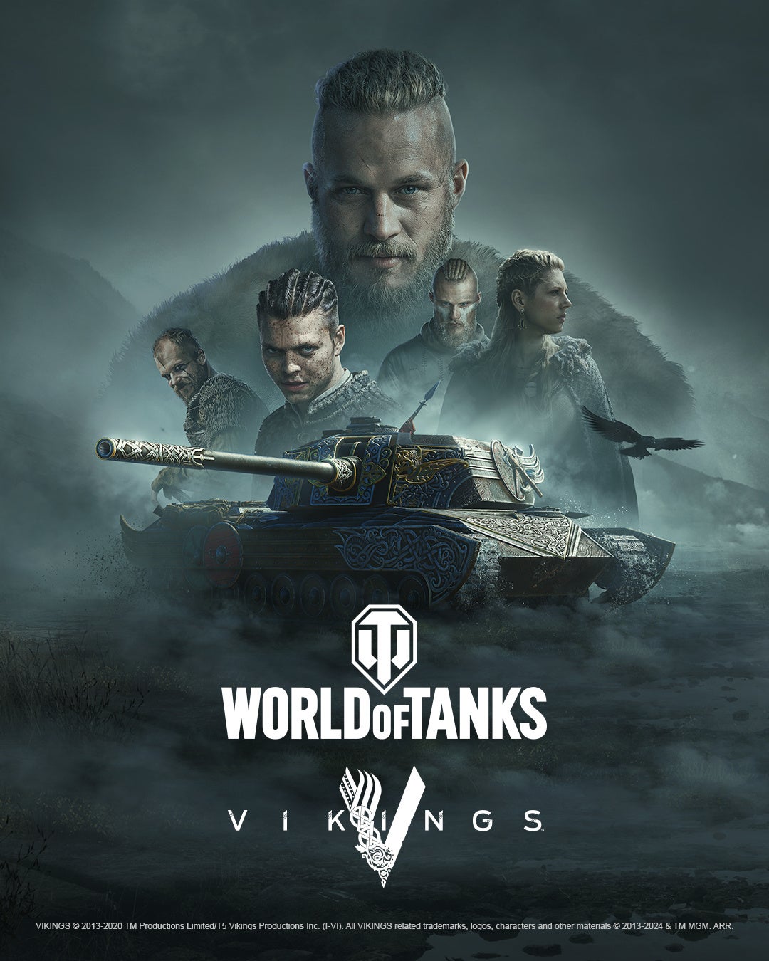 ドラマシリーズ『ヴァイキング ～海の覇者たち～』のキャラクターたちが『World of Tanks』に登場！