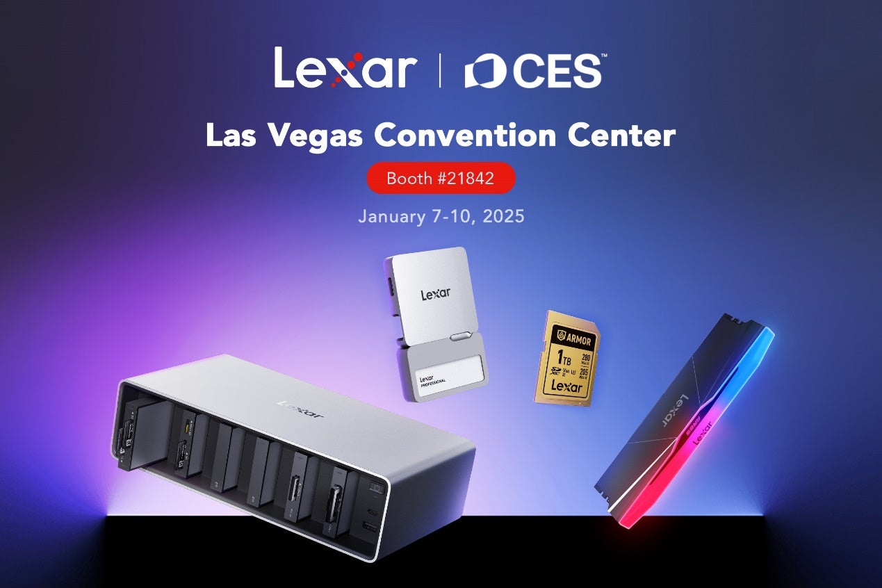 Lexar、ラスベガスで開催のCES 2025に出展