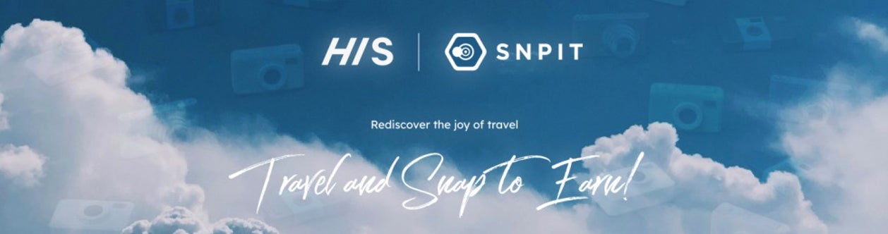 Snap to Earn「SNPIT」、旅行会社HISとコラボモデルの無料カメラを配布