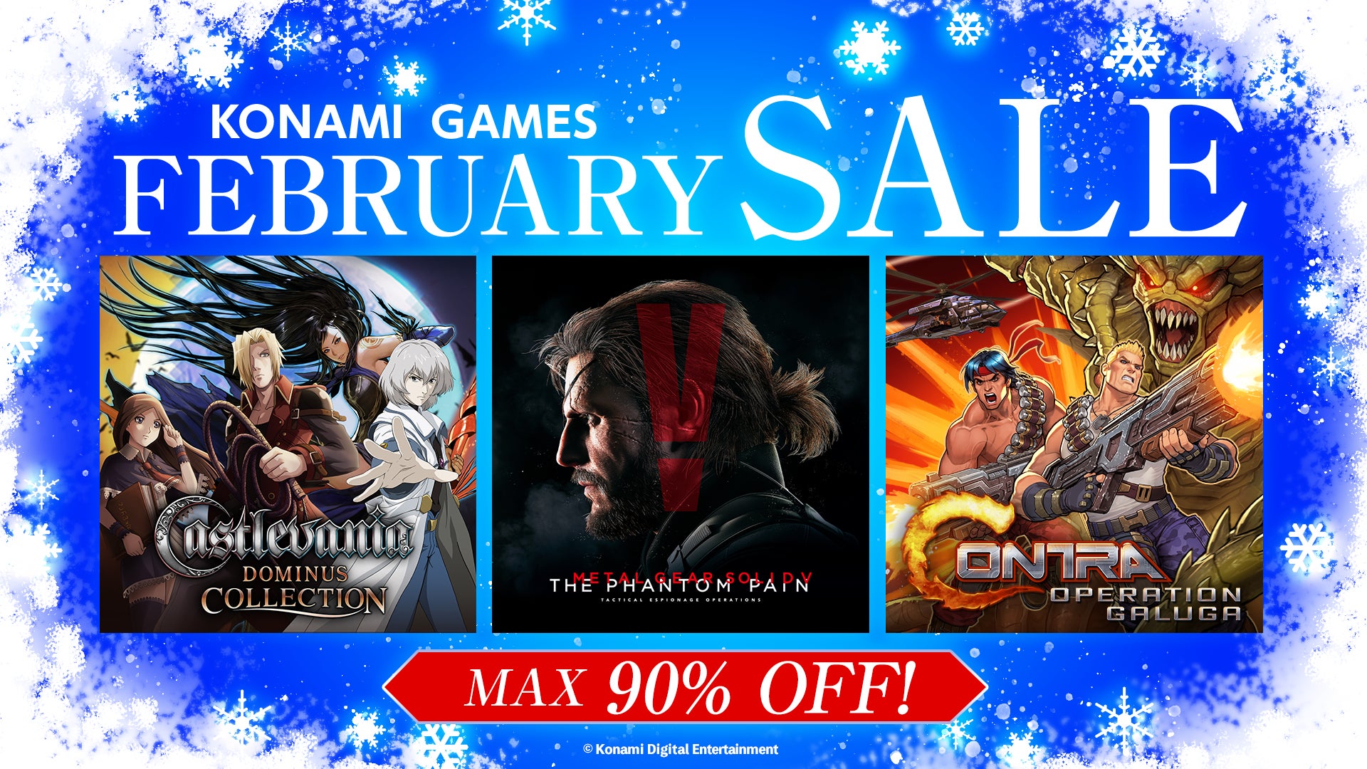 KONAMI「February SALE」をSteamで開催中!「メタルギア」シリーズなど、人気タイトルが最大90％オフ!