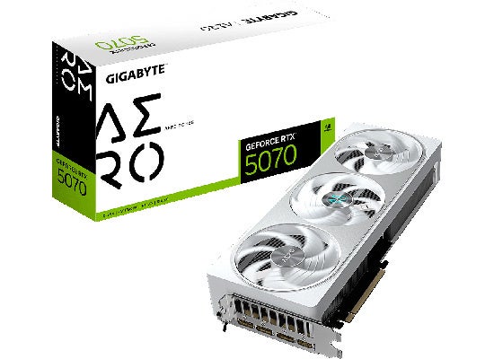 GIGABYTEから、GeForce RTX 5070 トリプルファン搭載グラフィックボード発売