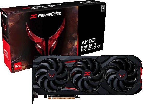 PowerColorから、Radeon RX 9070 XT、RX 9070 トリプルファン搭載のグラフィックボードを発売