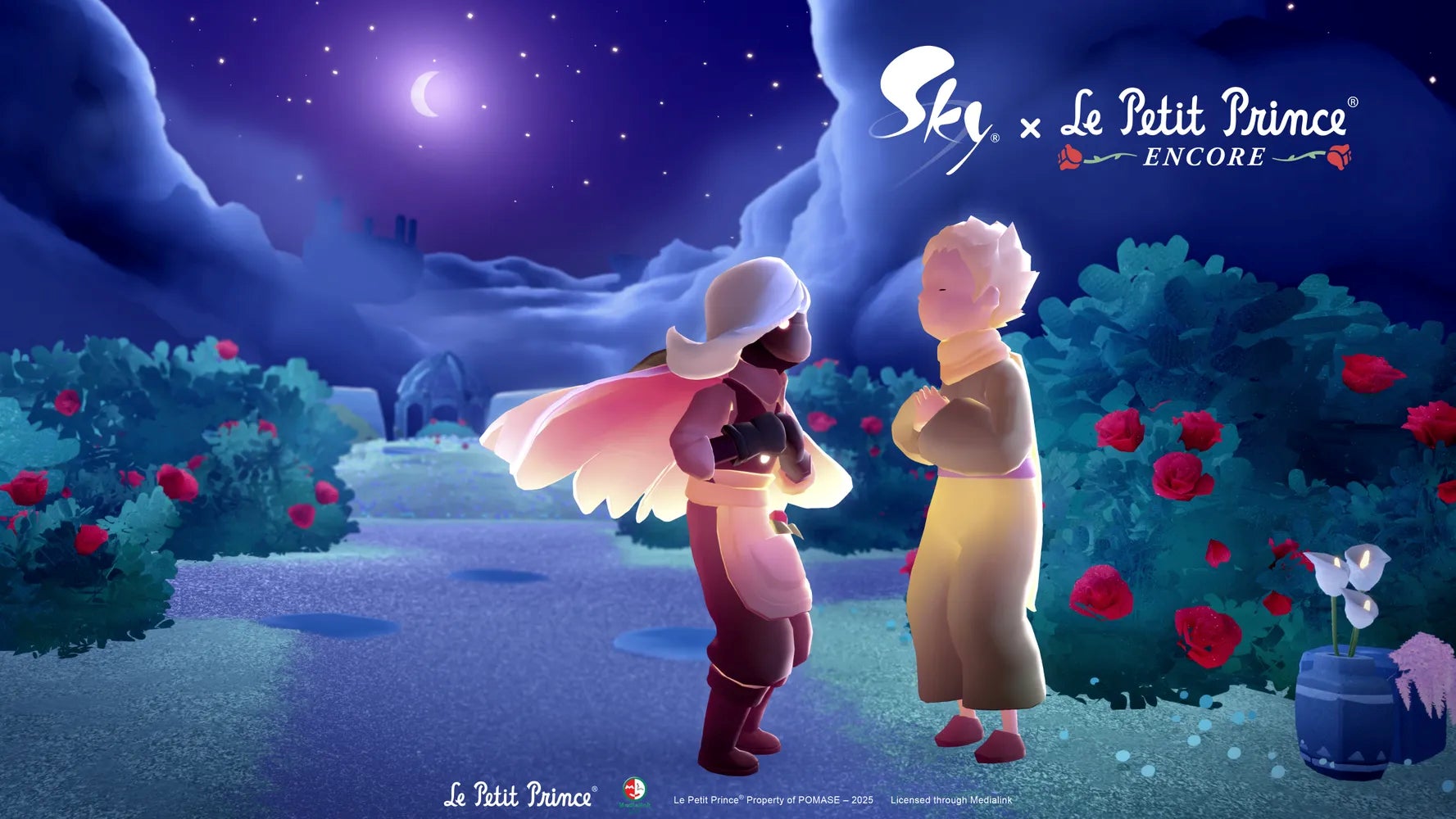 2021年以来、星の王子さまがSkyに再び舞い降りる。「Sky × 星の王子さま アンコール」を2025年3月24日(月)より開催