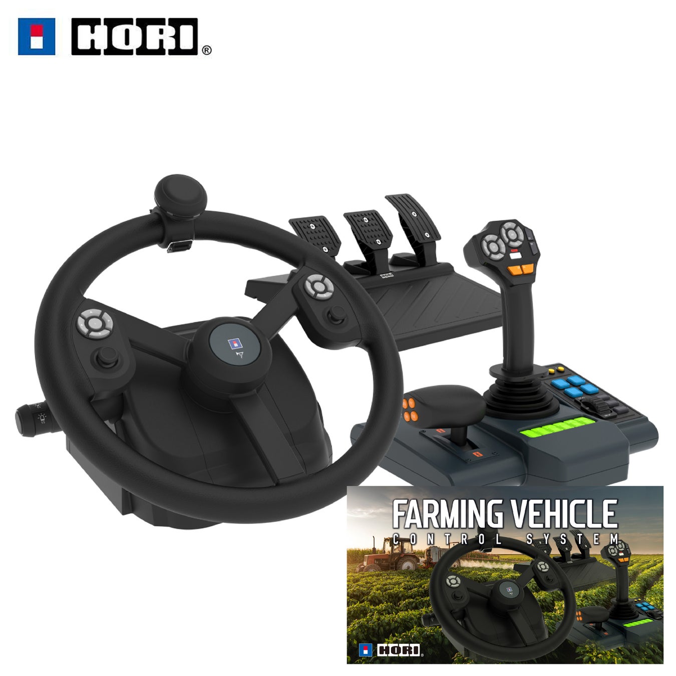 【Amazon限定】「HORI Farming Vehicle Control System for Windows PC」にデジタル壁紙セットが登場！