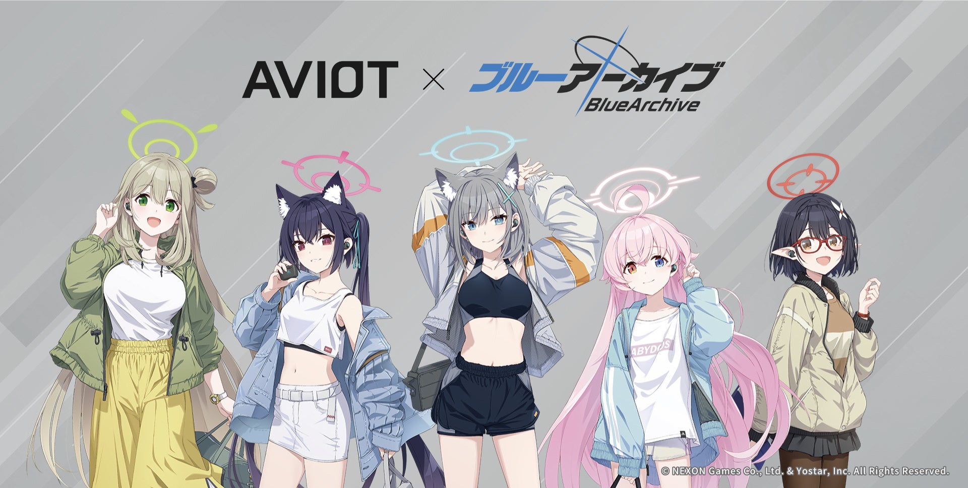 【AVIOT】AVIOT ×『ブルーアーカイブ』コラボ完全ワイヤレスイヤホンが発売決定！AVIOT ONLINE MALLにて本日10月21日(火)より予約開始